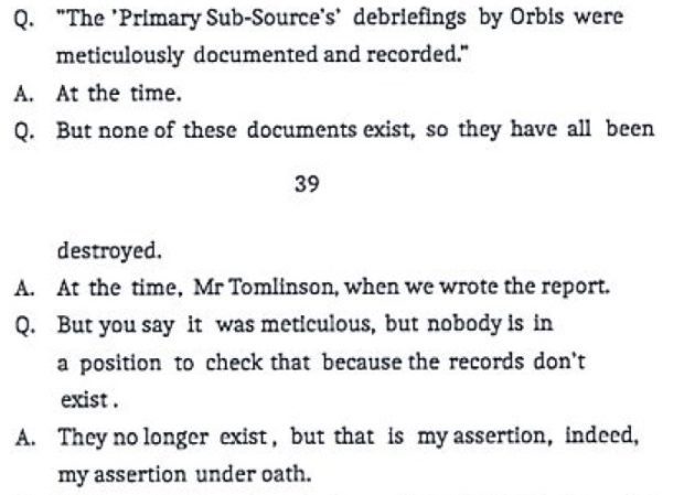 Click to enlarge steele testimony documents lost