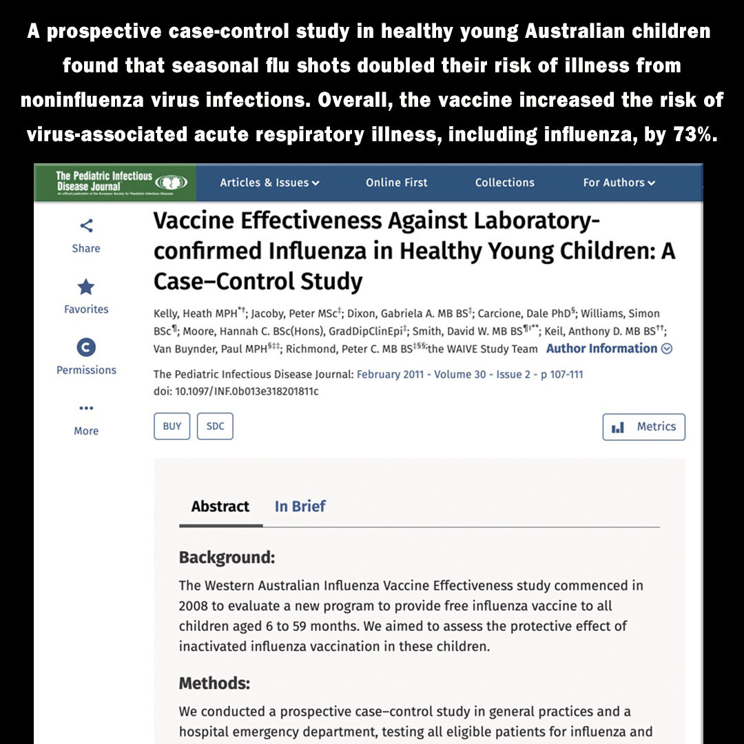 flu shot increase viral illness