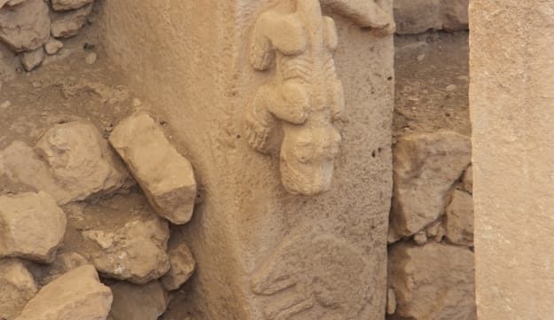 Enigmatic zoomorphic carvings at Gobekli Tepe