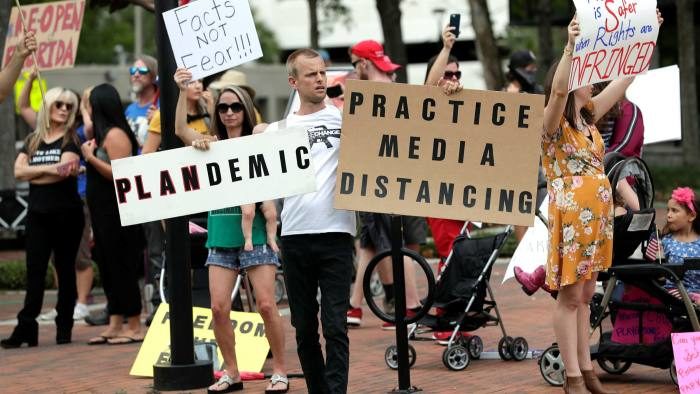 Protesters against Civil Rights