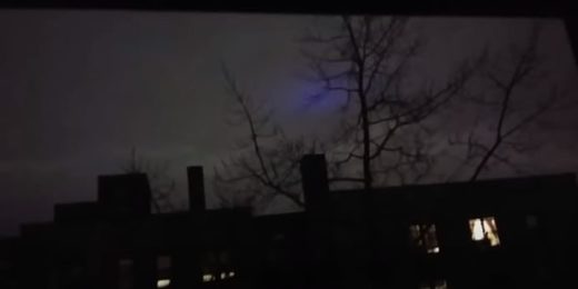 Mysterious blue lights seen in the sky across the world
