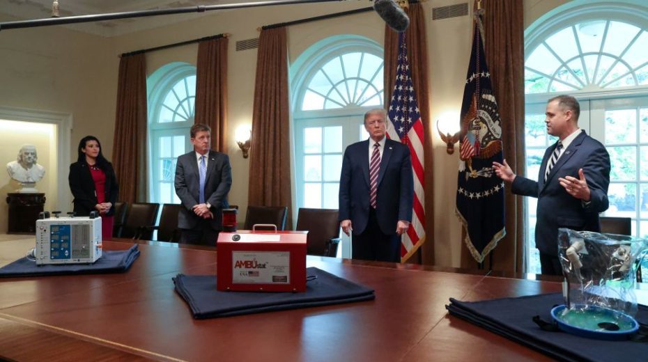 Trump oval office coronvirus perss conference
