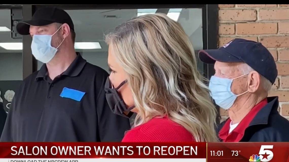 salon owner reopen
