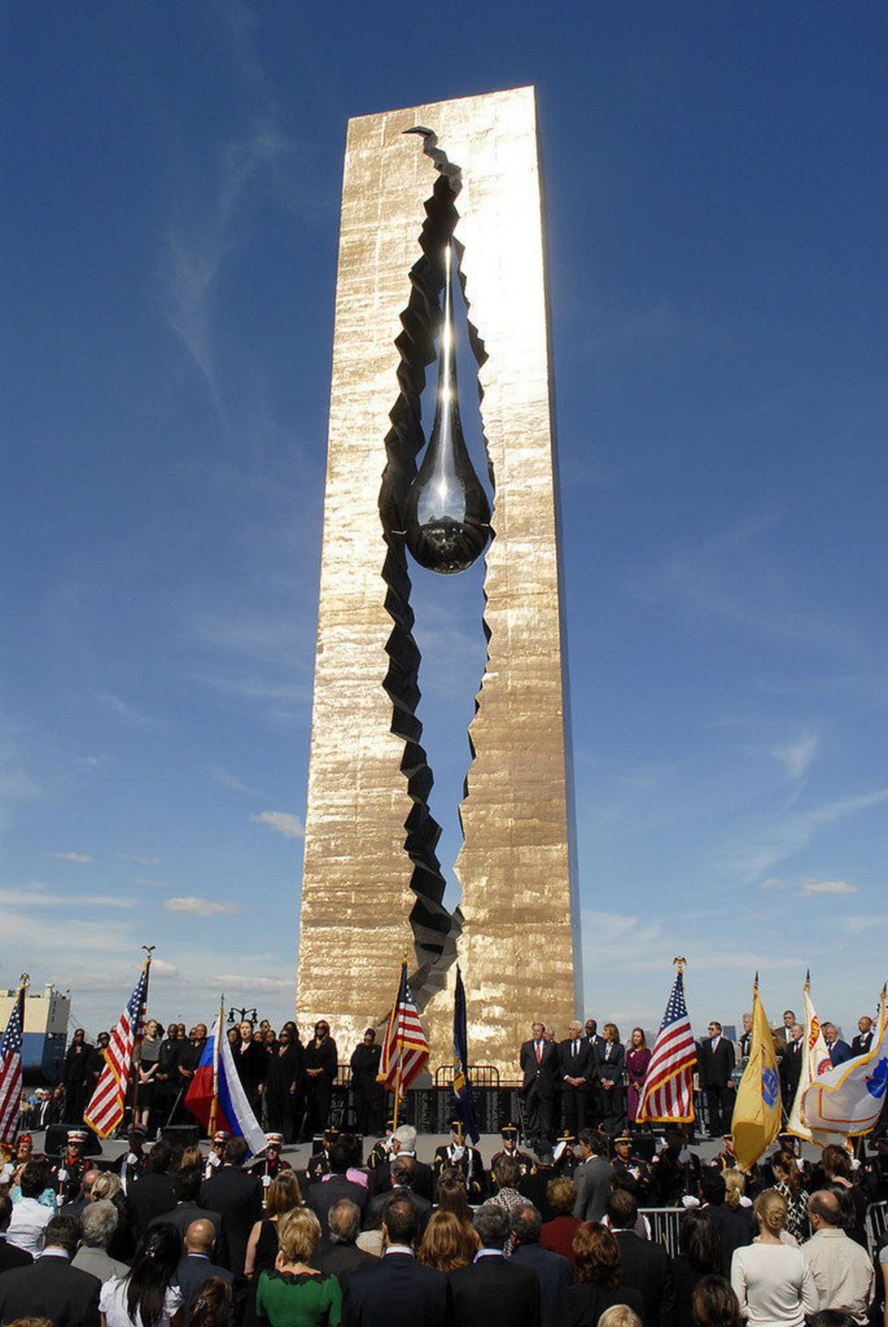 Click to enlarge Tear of Grief and the Tear Drop Memorial