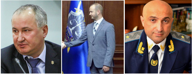 General Vasyl Hrytsak (left)