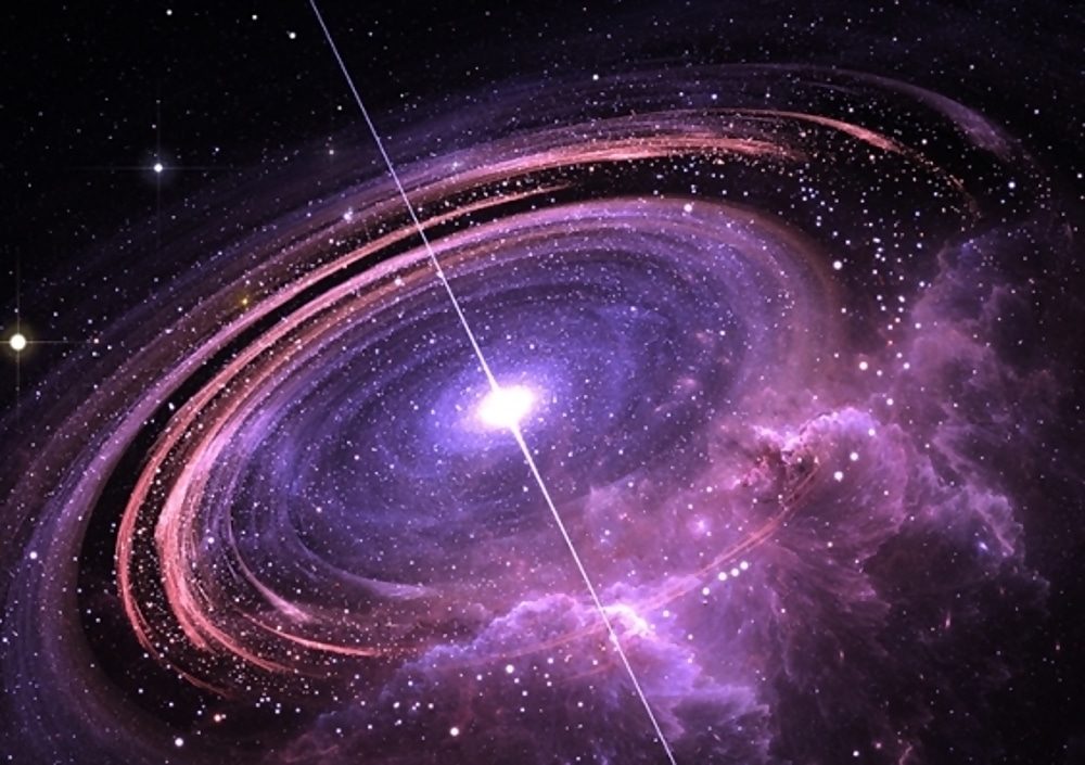 Click to enlarge quasar illustration