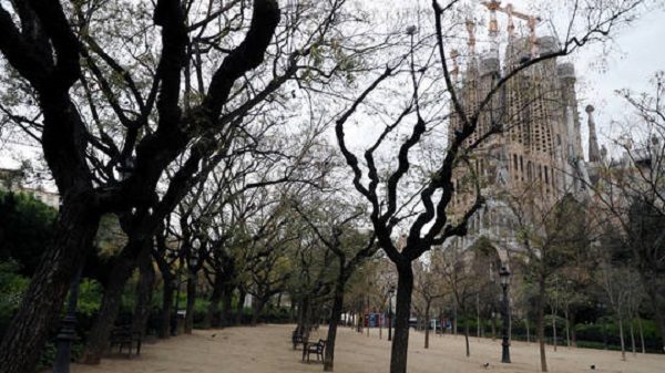 Sagrada Familia park area