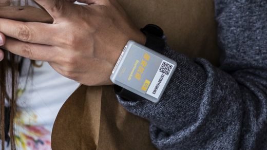 COVID19 arm band from Hong Kong