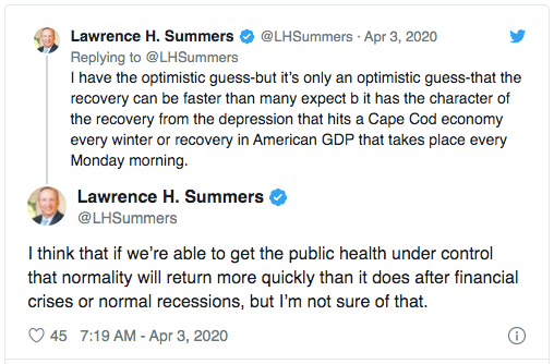 larry summers tweet