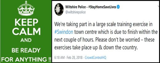 notice police exercise skripals swindon