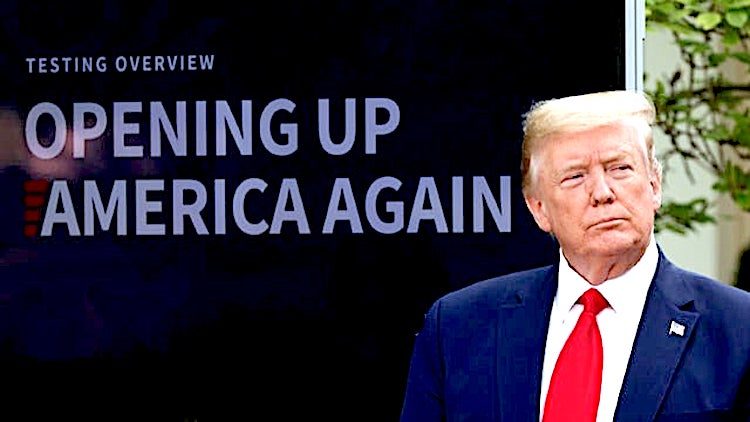 Trump open up