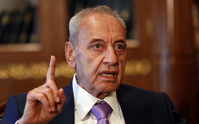 Lebanon Parliament Speaker Nabih Berri