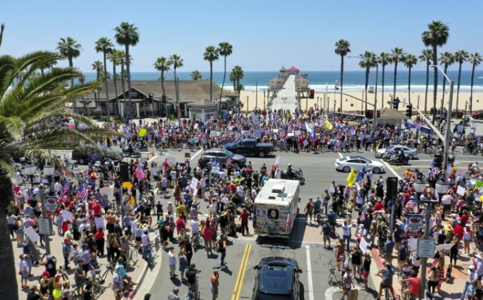 Click to enlarge huntington beach protest