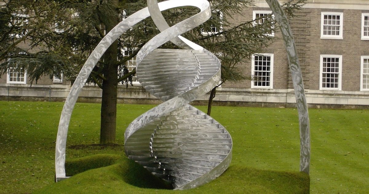 DNA sculpture steel