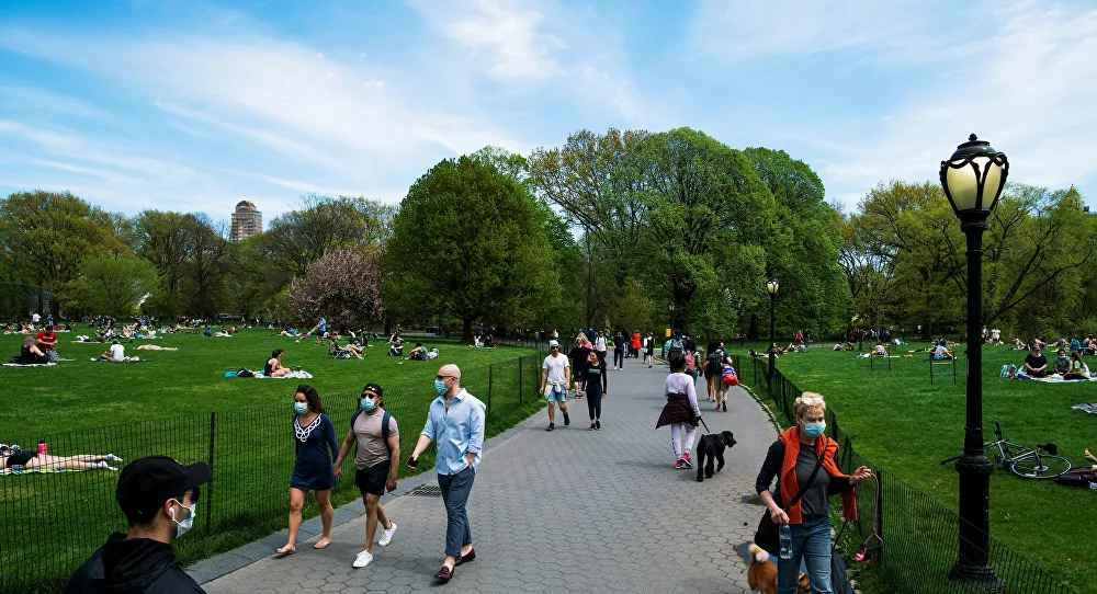 Click to enlarge NYC park lockdown