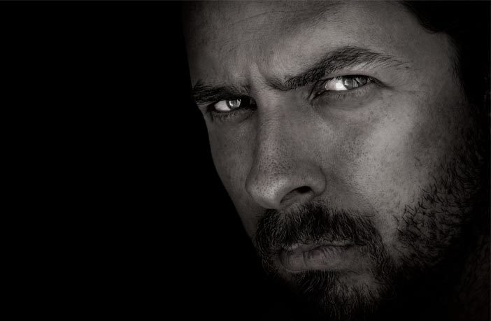 evil stare