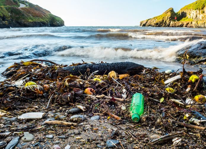 Click to enlarge Beach plastic may be a very small fraction of the waste out there