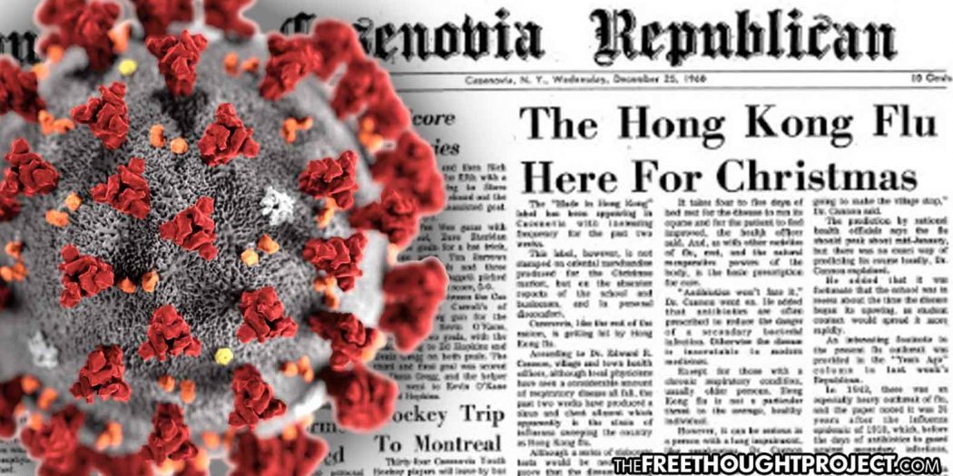 Click to enlarge hong kong flu headline