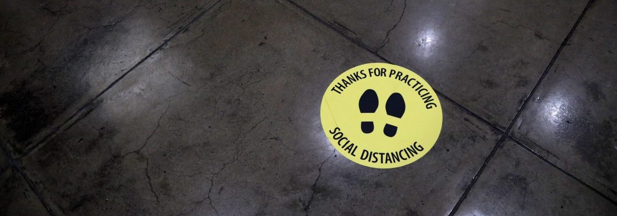 Click to enlarge social distancing