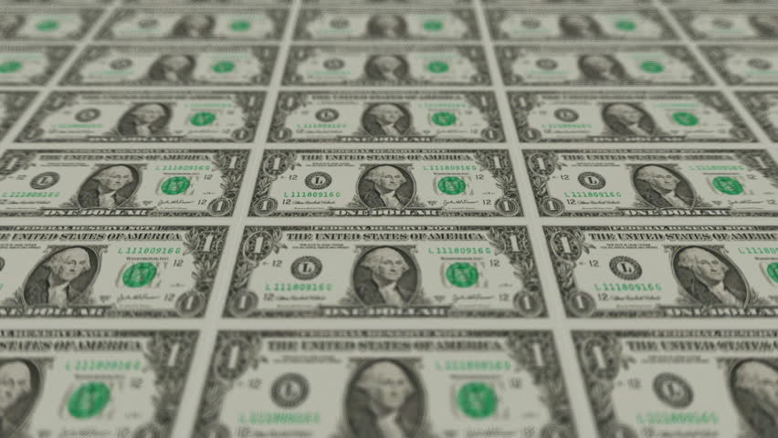 one dollar bills