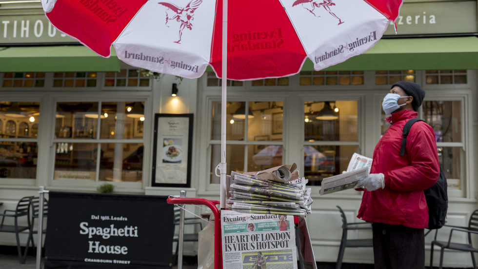 newspaper salesman UK
