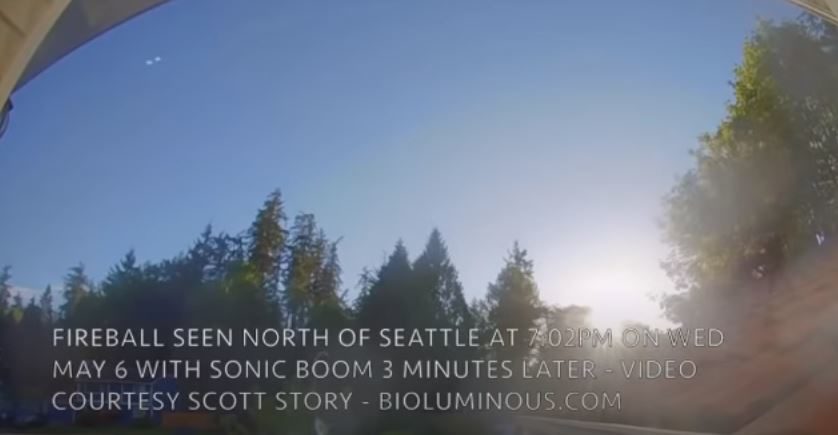 Puget Sound meteor