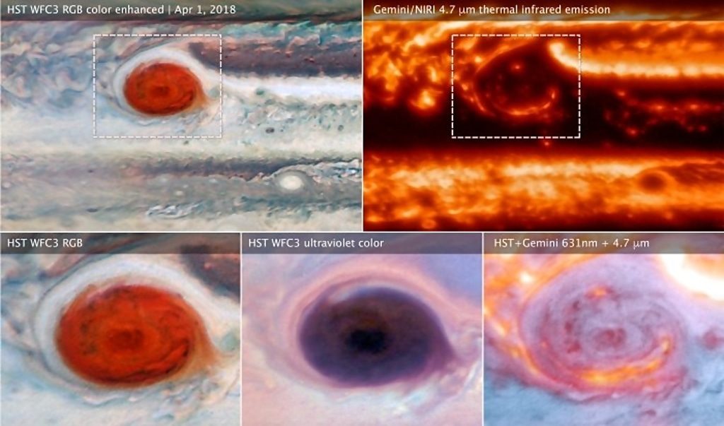 Click to enlarge jupiter red spot views