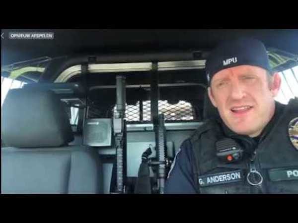 Covid Police state resistance, Officer Anderson