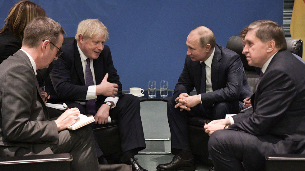 Boris Johnson Putin
