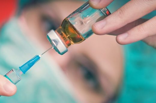 vaccine shot syringe