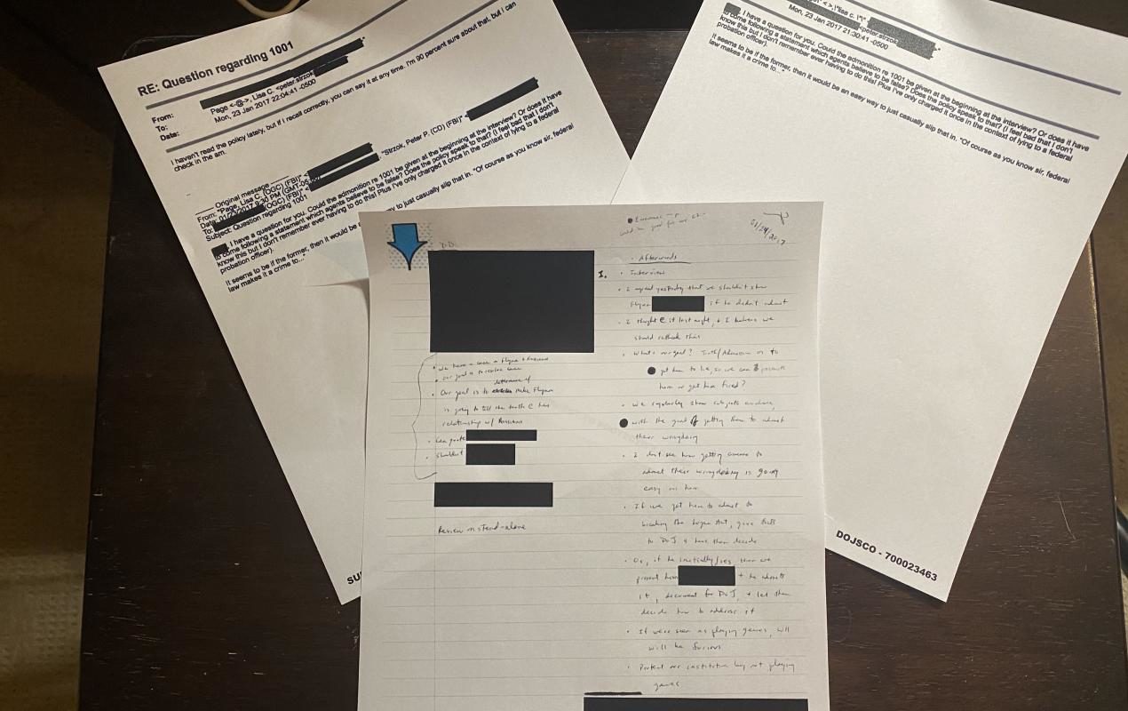 Click to enlarge Flynn FBI Notes
