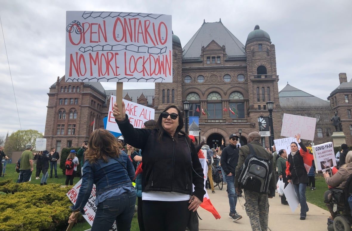 lockdown protest ontario