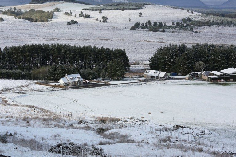 Houses near Nethy Bridge in the Highlands
