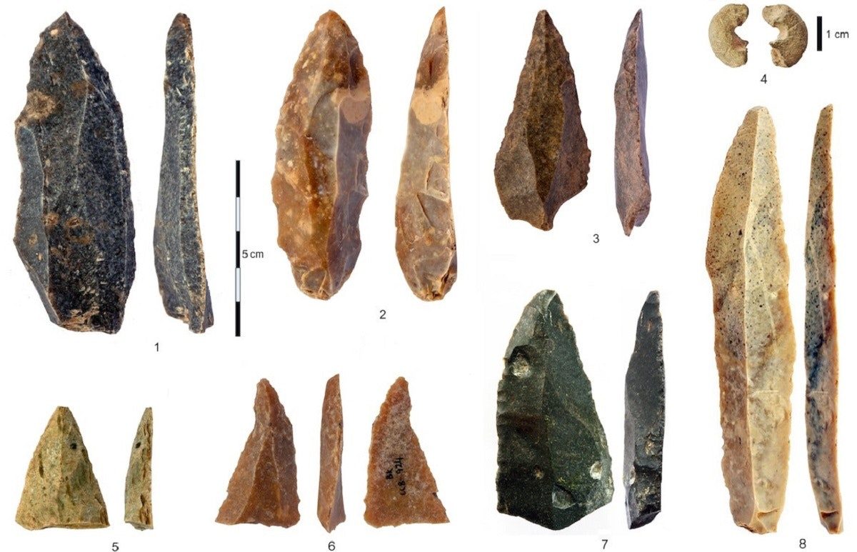 Click to enlarge Stone artefacts