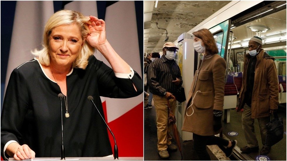 Marine Le Pen, Paris Metro commuters