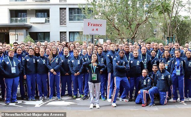 Click to enlarge French athletes