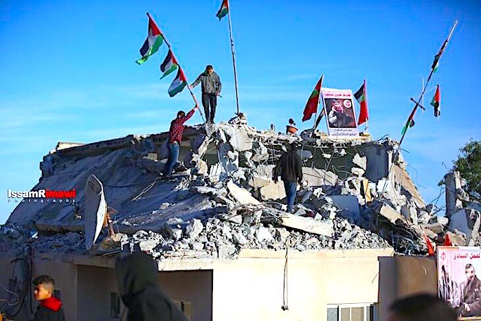 demolished home