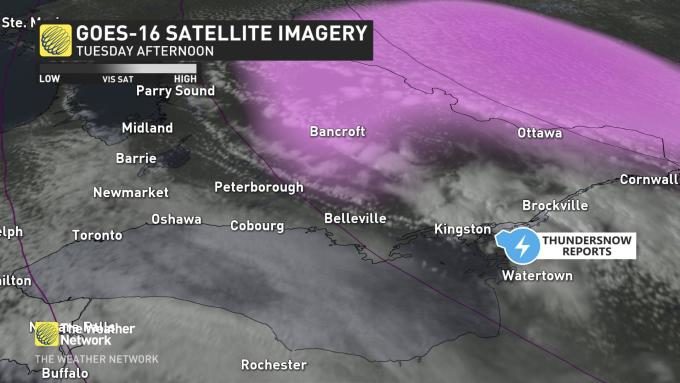 Ontario thundersnow
