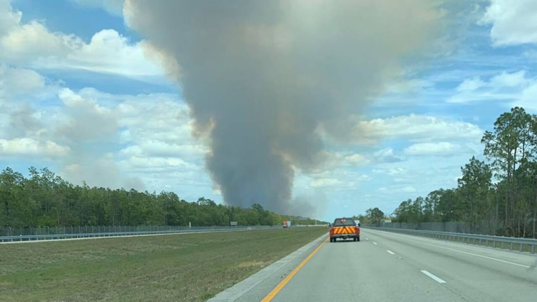 Click to enlarge At least 5,000 acres have been after wildfires spread across Southwest Florida on Wednesday.