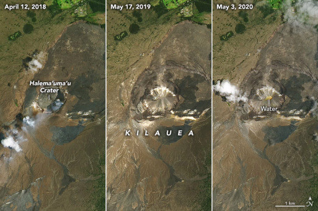 Click to enlarge Halema‘uma‘u crater