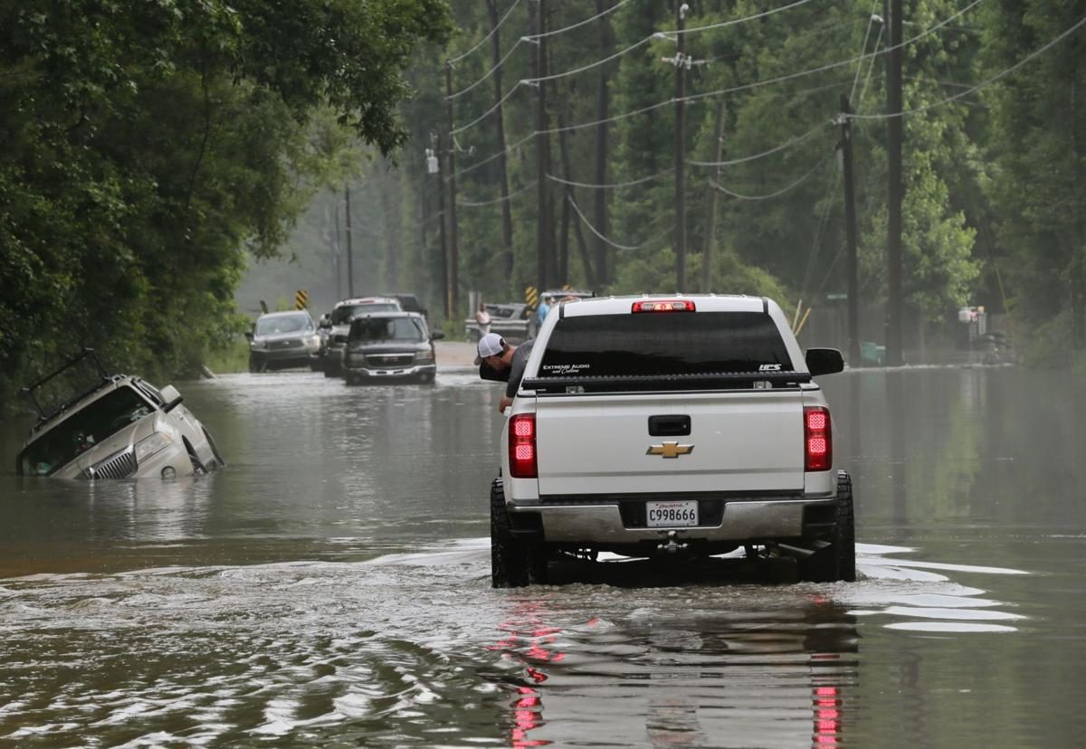 Heavy rains in St. Charles, St. Tammany
