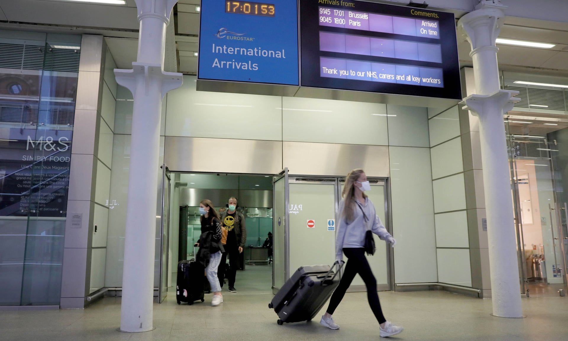 Eurostar passenger in UK