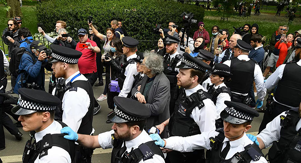lockdown protest london piers corbyn