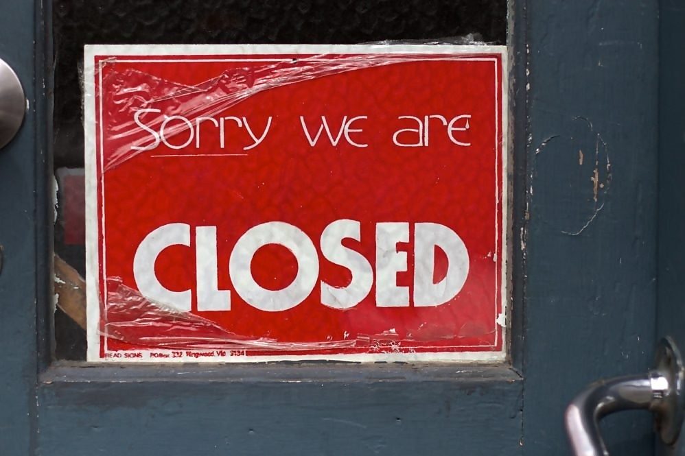 Click to enlarge business closed coronavirus covid-19