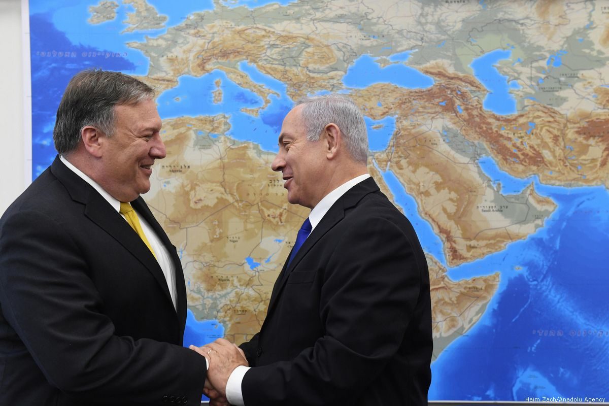 Click to enlarge Netanyahu and Pompeo