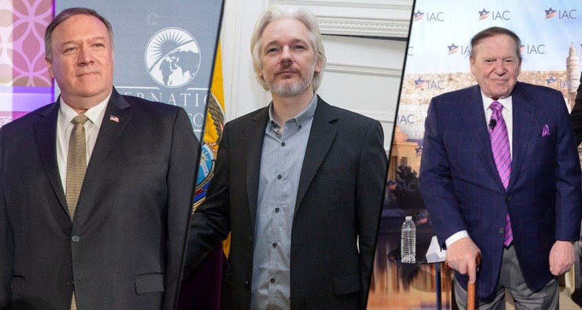 Click to enlarge pompeo assange adelson