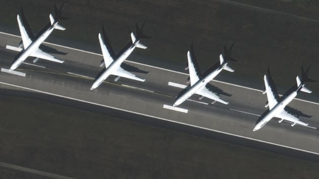 Lufthansa airplanes