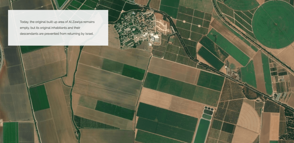 Satellite image  al-Zawiya
