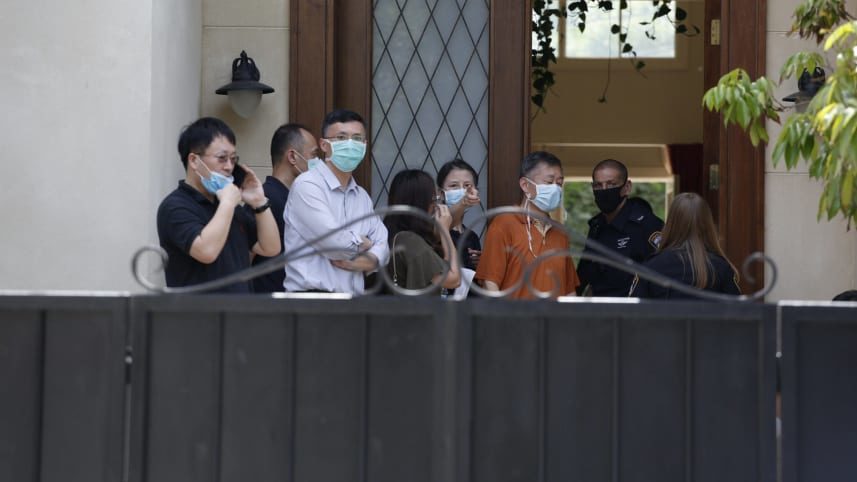 Click to enlarge Ambassador Du Wei israel death house