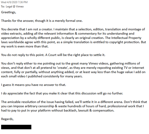 Click to enlarge vimeo ban
